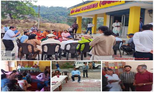 राज्य वित्त आयोग के अध्यक्ष एन रविशंकर द्वारा की गई ग्राम्य विकास के कार्यों की समीक्षा  ।