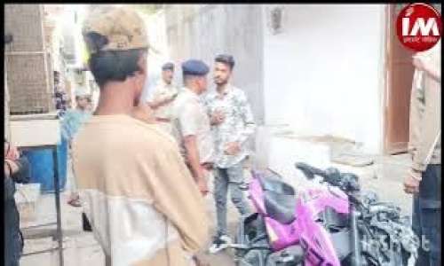 राजधानी भोपाल के थाना ऐशबाग क्षेत्र बाग फरहत अफजा में चली गोली ।